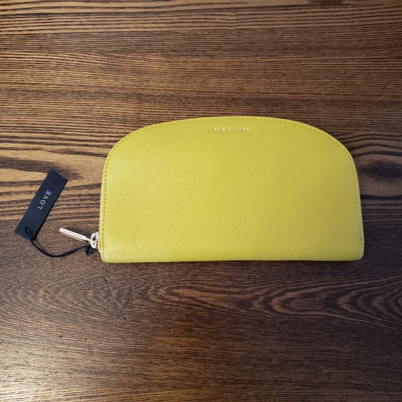 Love & Lore Handbags - Love & Lore Curved Wallet - Citron